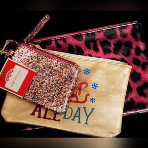 Stylish Multi-Color Pouch Set☆3 For Price